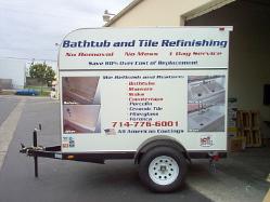 vinyl lettering, fleet marking, trailer graphics