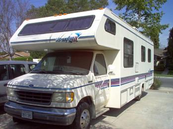 damon motorhome stripes before