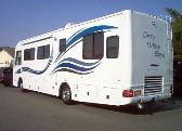 custom rv graphics, strength motorhome rear