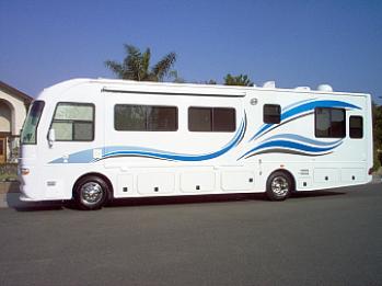 custom motorhome graphics, rv graphics